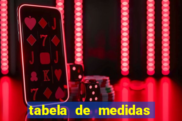tabela de medidas reserva mini